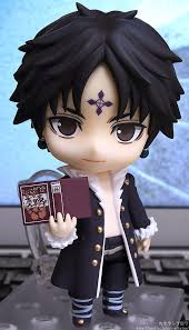 When approaching neon nostrade in order to steal her nen ability, he wears a blue blazer, with his hair hanging down naturally and the cross tattoo hidden behind a bandage wrapped around his forehead. Kahotan S Blog Good Smile Company Figure Reviews Nendoroid Chrollo Lucilfer Hunter X Hunter
