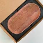 Handcrafted Red Travertine Tray - Modern Stone Storage Dish for Jewelry,  Perfume & Candle Holders