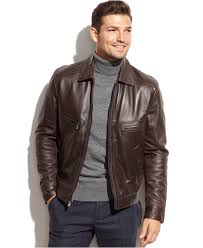 One Moment Please Collar Leather Jacket Leather Jacket Men Leather Jacket