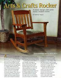 339 Arts Crafts Rocking Chair Plan Furniture Plans Rocking Chair Plans Rocking Chair Chair