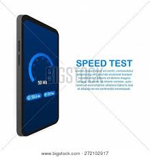 An internet speed test is an evaluation of your existing broadband parameters. Speed Test On Vector Photo Free Trial Bigstock