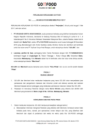 Sebelum mengetahui bagaimana contoh surat perjanjian kerjasama yang baik dan benar, maka ketahui juga fungsi dan manfaatnya. Kontrak Kerjasama Go Food Ken S Kitchen