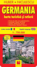Harta Germaniei Turistica Si Rutiera Librarie Online Magazin De Cultura Si Divertisment