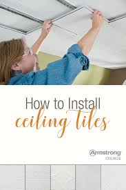 Installing Ceiling Tiles With Images Ceiling Tiles Installation Ceiling Installation