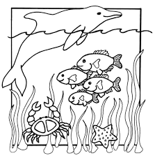 The World Under The Sea Coloring Pages For Kids Coloring Pages For Kids On Coloring Forkids Com Trabalhos Decoracao