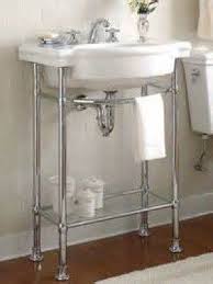 console sink with metal legs ideas on