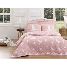 Eponj Home Kapitone Yatak Ortusu Seti Tek Kisilik Enya Pudra Tekzen