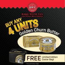 The contents of the can are simply new zealand butter, water, and salt. Bake With Yen Promotion Golden Churn Butter With A Facebook