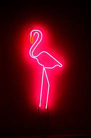 Glow Flamingo Wallpaper Iphone Neon Neon Wallpaper Neon Light Art
