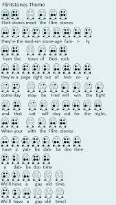The Flintstones Ocarina Music Easy Sheet Music Ocarina Tabs