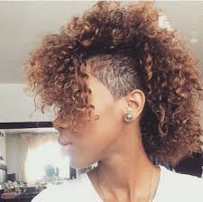Shaved Sides Haar Mohawk Afro