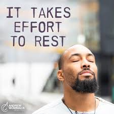 Let us labour therefore to enter into that rest, lest any man fall after  the same example of unbelief.”