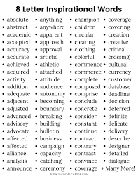 Fourteen words (also abbreviated 14 or 14/88) is a reference to two slogans originating with david eden lane, one of nine founding members of the defunct white separatist insurrectionist group the order. 8 Letter Inspirational Words The Goal Chaser