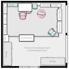 The first step of any room design is nailing the layout. Craft Room Floor Plan Jpg Shabby Art Boutique