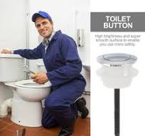 Pulsante Serbatoio WC Pulsante Pulsante di Scarico WC (38 * 46mm,48 * 57mm)  Pulsante universale rotondo singolo pulsante di scarico WC,Pulsante di ...
