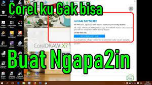Cara uninstal corel draw dengan ccleaner adalah sebagi berikut. Corel Draw X7 Error Illegal Software How To Fix It By Mirip Tivi