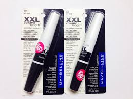 Maybelline Xxl Volume Length Microfiber Washable Mascara 501 Very Black Pack 2 Maybelline Mascara Microfiber