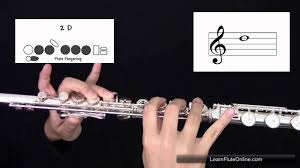 how to play the note d on flute learn flute online