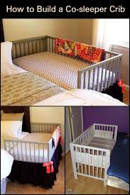 How To Build A Co Sleeper Crib Co Sleeper Crib Baby Crib Diy Diy Crib
