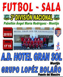 We did not find results for: Ad Hotel Gran Sol Montijo Vs Grupo Lopez Bolanos Fs Cronicas De Un Pueblo Extremadura Badajoz Caceres Merida Vegas Bajas Montijo Puebla De La