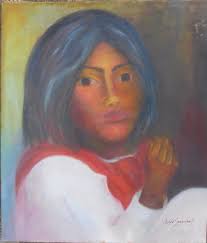 Anne Dye Batiks Oleo Firmado