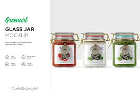 Download Clear Glass Jar Mockup 98213 Mockups Design Bundles