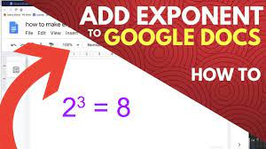 Fortunately, you can use a shortcut for superscript in google docs to save time. How To Make Exponents In Google Docs Youtube