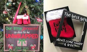 There are literally hundreds of christmas pregnancy reveal and christmas pregnancy announcement ideas out there. 41 Christmas Pregnancy Announcement Ideas Stayglam