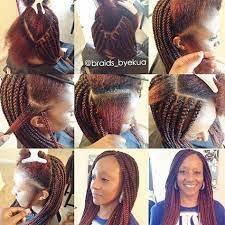 Ekua Mukoa Acquaah On Instagram Repost Braidsbyekua My Quickparting Method Typically 5 Box Braids Tutorial Individual Braids Crochet Hair Extensions
