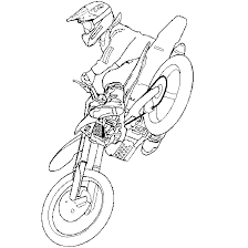 Dirt bike coloring pages are a fun way for kids of all ages to develop creativity, focus, motor skills and color recognition. Motocross 136515 Transportation Printable Coloring Pages