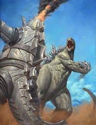 Godzilla Images Godzilla Vs Mechagodzilla Godzilla Finish By Matt Smith Hd Wallpaper And Background Photos Godzilla Vs Godzilla Wallpaper Kaiju Monsters