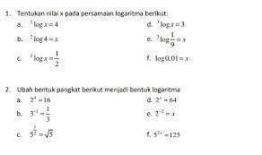 Untuk jenis soal yang kami bagikan yaitu soal pilihan ganda (multiple choice). Contoh Soal Bentuk Akar Eksponen Logaritma Dan Pengertiannya Dosenpintar Com