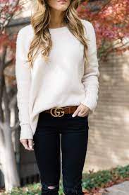 A brown gucci belt with a pair of lightly distressed jeans and a heathered 10 gucci belt outfits because we know you love them by lauren eggertsen when a cult brand like gucci. Trend To Try The Statement Belt Brightontheday Fashion Gucci Belt Outfit Brown Belt Outfit