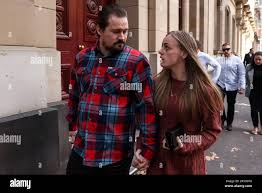 Melbourne, Australia. 02nd June, 2023. Christopher Jarvis's son Cale Jarvis  (left) departs from the Supreme Court of Victoria in Melbourne, Friday,  June 2, 2023. Steven Johnson has been charged with murder over