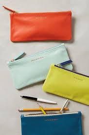 Pencil Case Anthropologie S Parisienne Pencil Case Is A Chic Accessory Available Just In Time For The Back To School Season The Ele Bags Pencil Case Leather