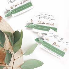 You Design Hair Tie Bridesmaid Gift Olive Green Bridesmaid Proposal Gift Bridal Party Hair Tie Favors Wedding Party Bridesmaid Hair Ties Bridesmaid Hair Ties Bridesmaid Proposal Bridal Party Proposal