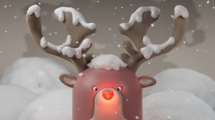 Rudolph's red nose could glow through bioluminescence