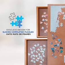 Explore our puzzle frames to find the best style for you. Buy Jumbl Puzzle Board Rack 23 X 31 Wooden Jigsaw Puzzle Table W 4 Storage Sorting Drawers Smooth Plateau Fiberboard Work Surface Reinforced Hardwood For Games