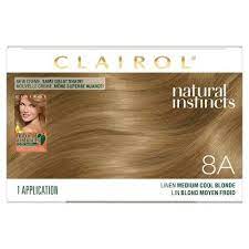 Natural Instincts Clairol Semi Permanent Hair Color 8a Medium Cool Blonde 1 Kit Clairol Natural Instincts Permanent Hair Color Clairol Natural