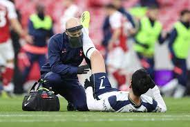 I am guessing you mean a hamstring injury. Jose Mourinho And Tottenham Handed Son Heung Min Injury Boost After Early Departure Vs Arsenal Football London