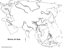 This resource works whether students are preparing for a map quiz on their own or as an. Rivers Enchantedlearning Com Asia Map River Map