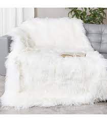 There are a variety of color and pattern options perfect for your taste, or you can keep it clean and. Mongolian Lamb Fur Blanket Fur Throw In White Fursource Com