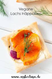 Vegane Lachs Happchen Mit Susskartoffel Lachs Ars Textura Diy Blog Lachs Happchen Rezepte Leckere Vegetarische Rezepte