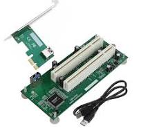 PCI-Express PCI-e to PCI Adapter Card PCIe to Dual Pci Slot ...