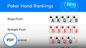 Texas Holdem Poker Hand Ranking