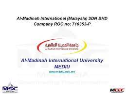 Master your classes with homework help, exam study guides, past papers, and. Al Madinah International University Mediu Ppt Download