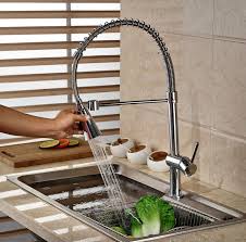 Single Lever Kitchen Deck Mount Sink Faucet Chrome Polished Single Handle Mixer Tap Kitchen Faucet Faucet Kitchen Mixer Taps
