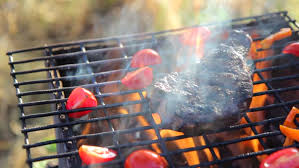 When all the charcoal is lit and covered with gray ash, pour out and arrange the coals on one side of the charcoal grate. T Bone Steak On Barbecue Grill Stock Footage Video 100 Royalty Free 13715636 Shutterstock