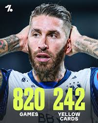 Sergio Ramos is the definition of 'let them know you're there' 😅🟨