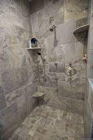 What Beautiful Tile Work Great Job Team Green Greenbasementsandremodeling Tile Grey Shower At Bathroom Remodel Master Green Bathroom Beautiful Tile Work
